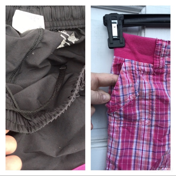 Under Armour Heat Gear Athletic Shorts Pink Plaid - Picture 9 of 15